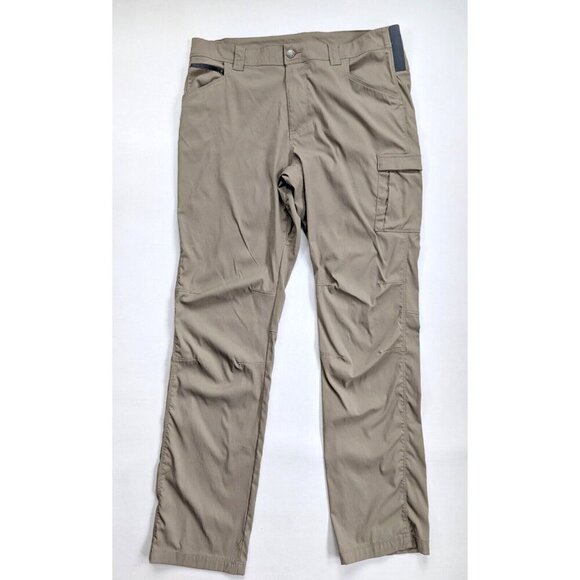 Columbia Mens Cargo Pants In Beige Size 36W 32L Lightweight - Picture 1 of 7